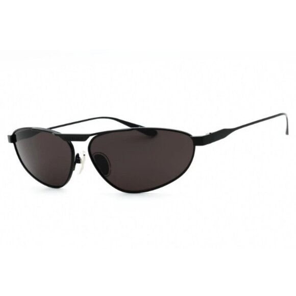 NWT BALENCIAGA SUNGLASSES UNISEX BLACK OVAL EYEWEAR BALENCIAGA NEW - Picture 1 of 2